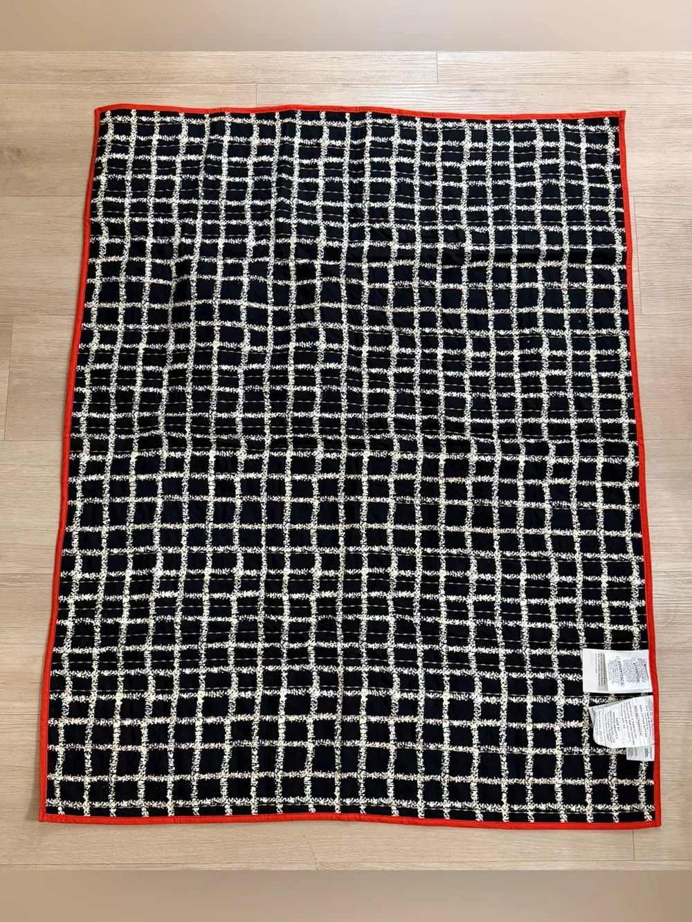 Cristina Martinez Nordstrom Multi Print Portrait Quilt 40”x50” Throw Blanket